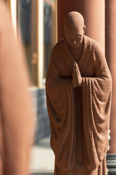 僧人雕塑
