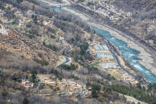 四川甘孜甲居藏寨