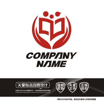 阅读书本培训学校LOGO标志