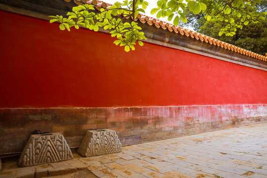 古代建筑皇家建筑红墙