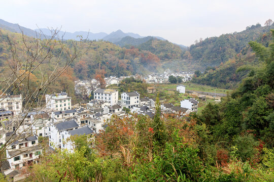 秋天的婺源长溪村