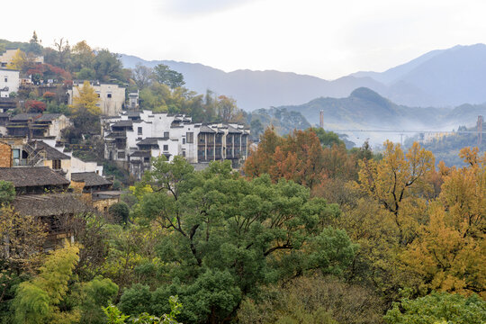 秋天的婺源篁岭