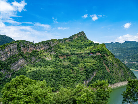 湖北宜昌长阳清江画廊自然风光