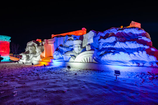 长春冰雪新天地雪雕景观