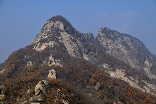 秋日山景