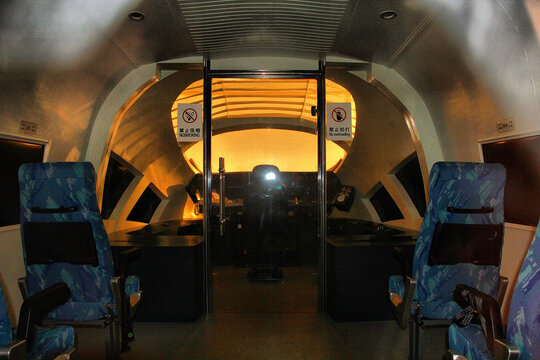 哈尔滨铁路博物馆动车驾驶舱