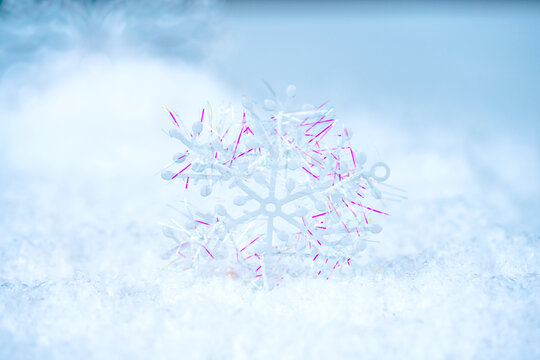 雪花雪景