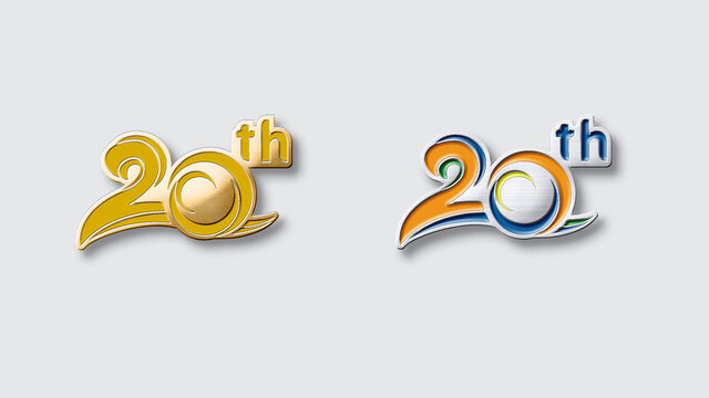 20周年徽标设计及效果图