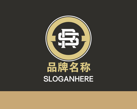 字母RS组合LOGO标志