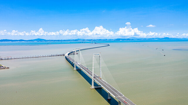 深中通道航拍全景