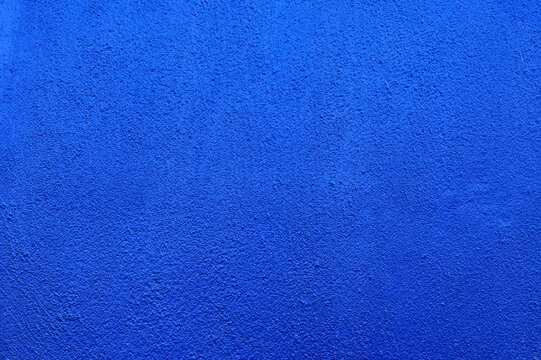 蓝色真石漆墙面