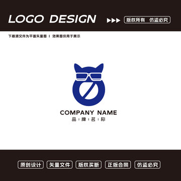 眼镜logo标志