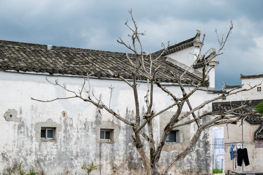 西递古村民居建筑