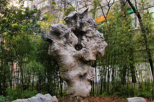 苏州园林假山石