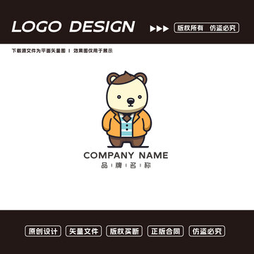 小熊logo标志