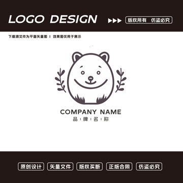 熊logo标志