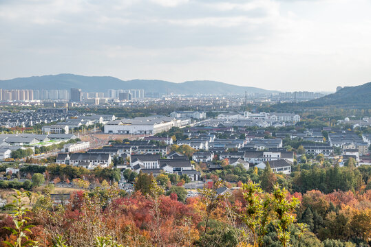 苏州天平山秋景