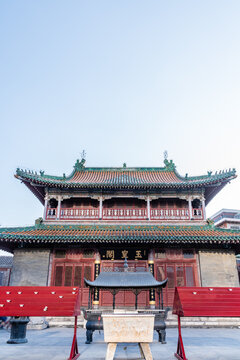 中国天津古文化街的玉皇阁