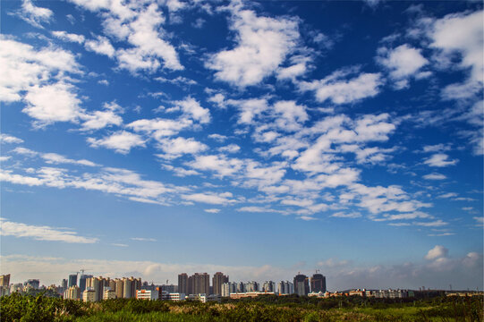 生活居住小区住宅楼