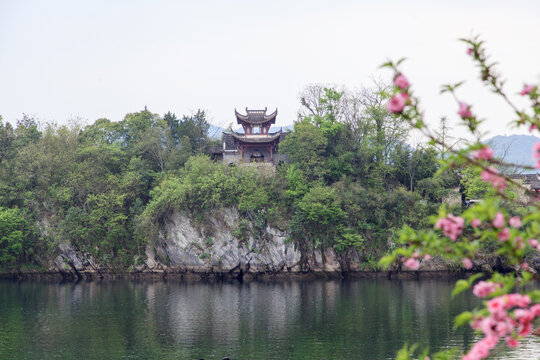 泾县桃花潭景区风光