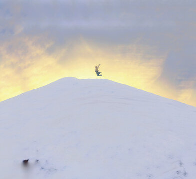 飞跃雪山