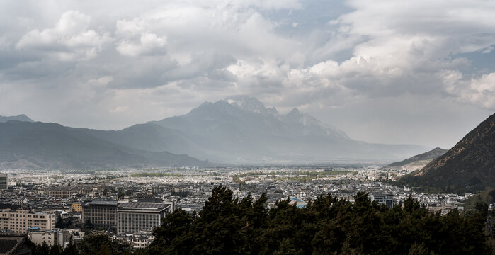 丽江古城全景