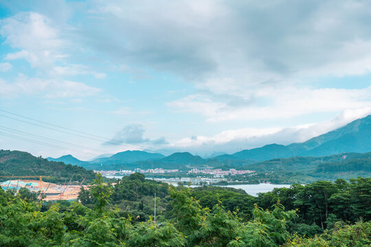 深圳淘金山绿道风景