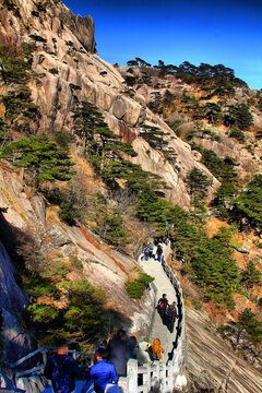 黄山山峦美景