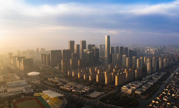 杭州市余杭区未来科技城晨曦