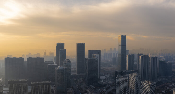 杭州市余杭区未来科技城晨曦