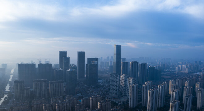 杭州市余杭区未来科技城晨曦