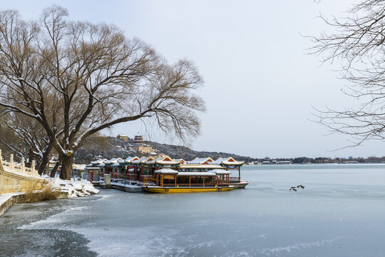 颐和园雪景