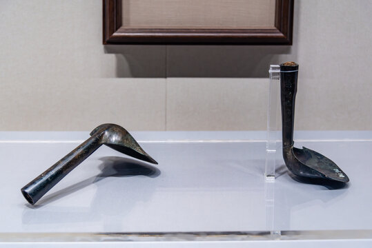 中国天津博物馆的战国铸客勺