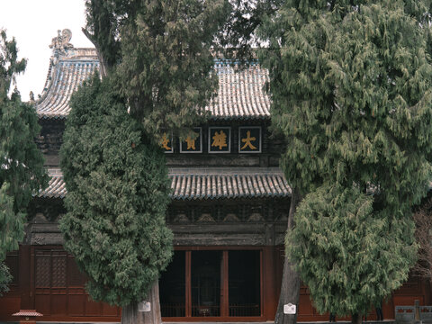 四川平武报恩寺明代建筑