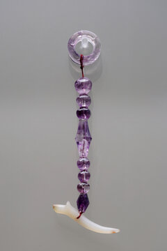 紫晶玛瑙串饰