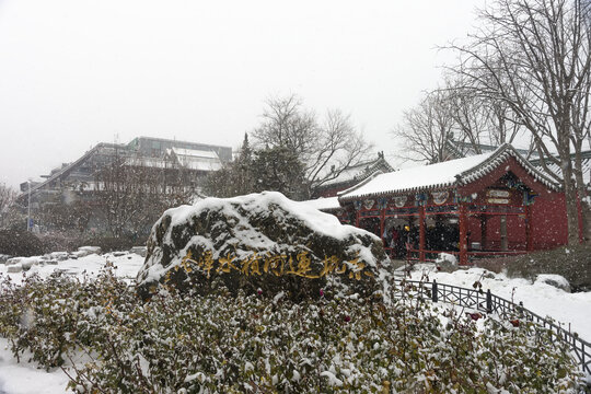 京杭大运河雪景