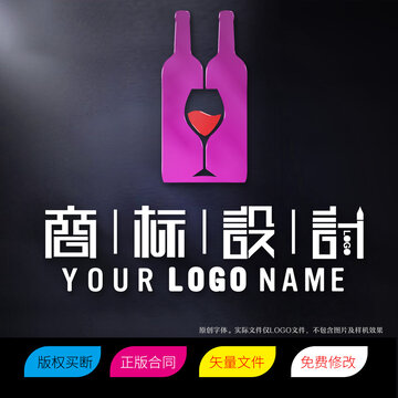 酒吧KTV商标标志LOGO设计