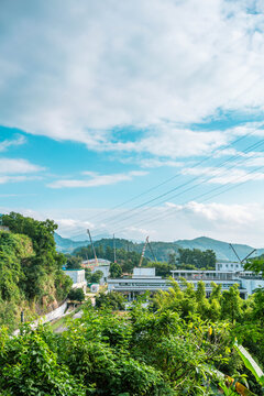 水库周边建筑水库保护区