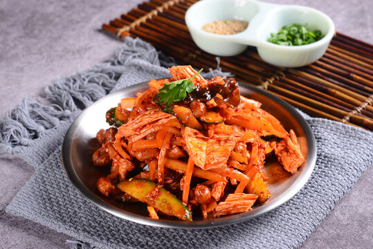 韩式拌花菜