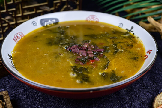 干酸菜红豆汤