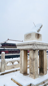 北京故宫雪景