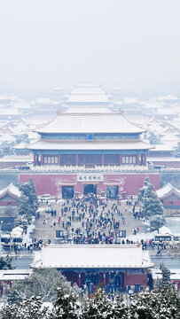 故宫紫禁城雪景