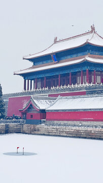 故宫紫禁城雪景