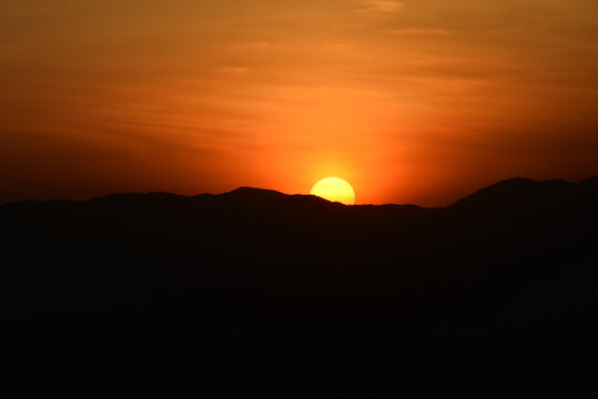 太阳落山