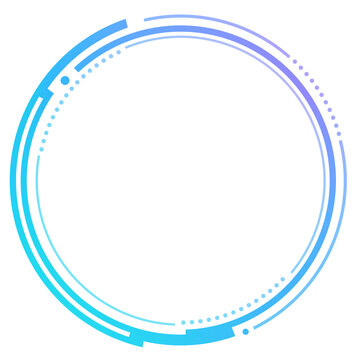 科技风边框圆形