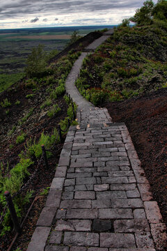 五大连池老黑山火山口