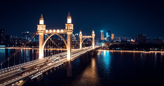 珠海白石桥夜景