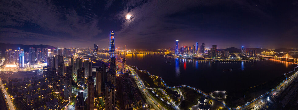 珠海夜景全景