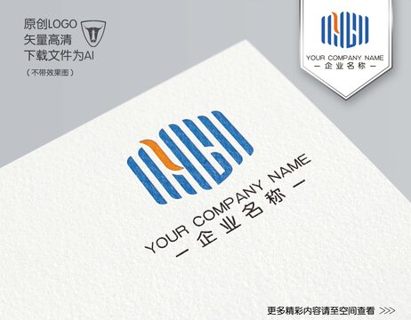 蓝色科技YL字母LOGO