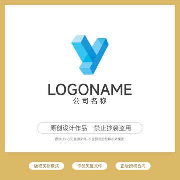 Y字母logo